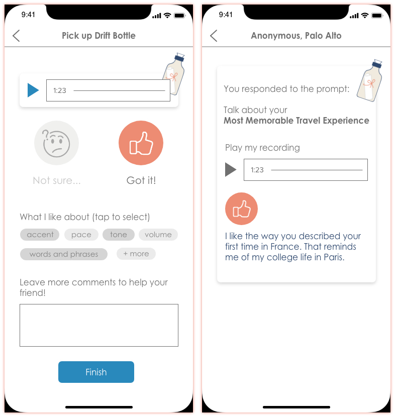 Usability Problems: Receiving Feedback - Before